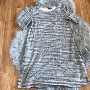 Fleur Bleu Shirt Dress